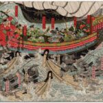 歌川貞秀による絵画「大物の浦罔像の圖」